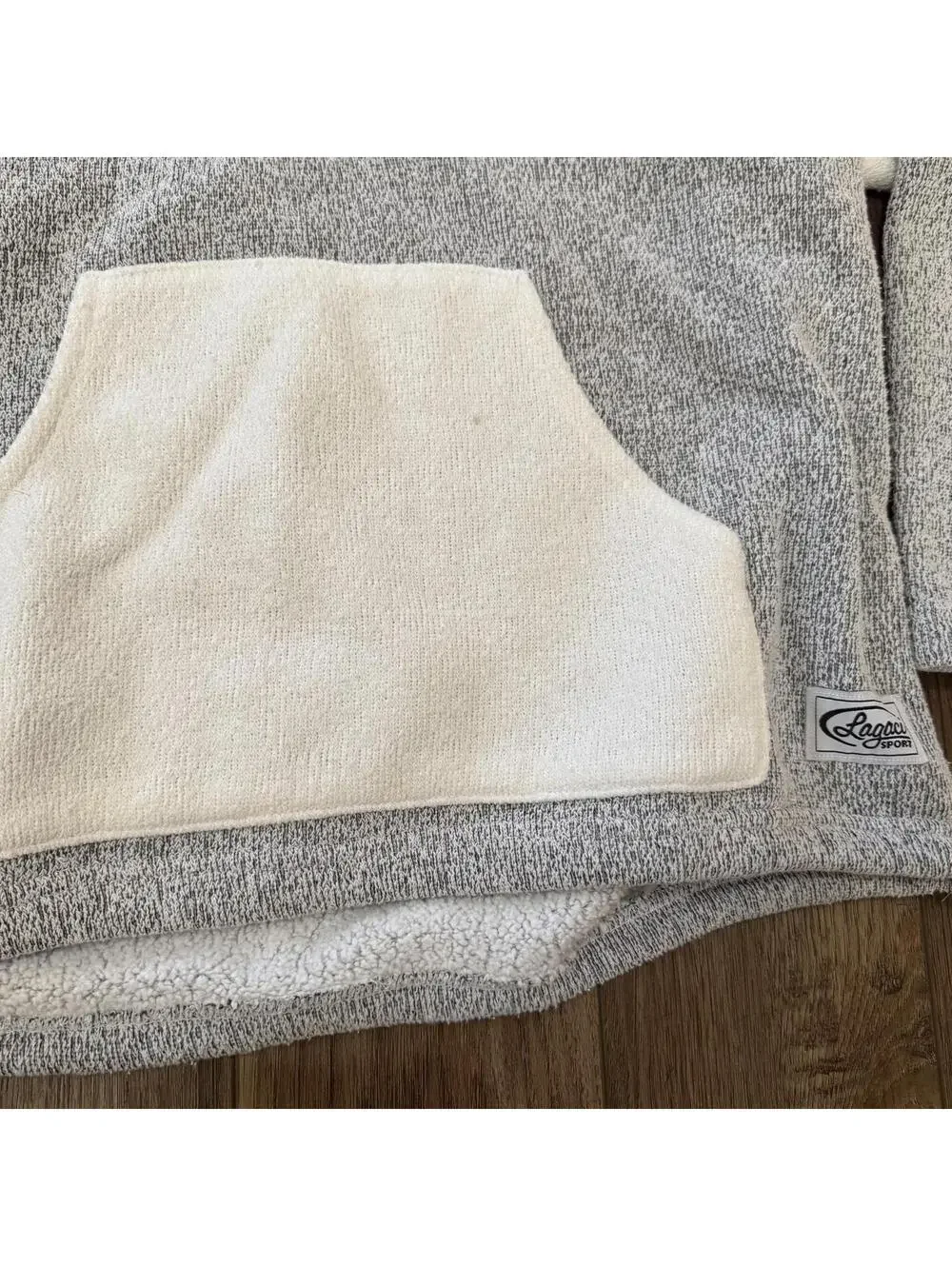 Vtg 90s Lagaci Sport San Francisco Terry Cloth Hoodie XL